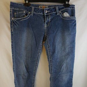 YMI Junior Girls Low Rise Flared Leg Jeans NWOT S9